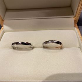 【ケイウノ ブライダル(K.UNO BRIDAL)の口コミ】 指輪は何店舗か見に行きましたが、ケイウノさんの指輪が1番デザインがいい…