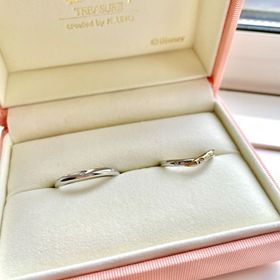 【ケイウノ ブライダル(K.UNO BRIDAL)の口コミ】 ディズニーが大好き！
指輪をつくるなら、絶対にここがいいと決めてました…