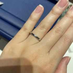 【銀座ダイヤモンドシライシの口コミ】 素材やデザイン、ダイヤモンドの留め方などを選んで、自分好みの指輪を作…