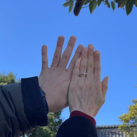 【CRAFY(クラフィ)の口コミ】 お互いでリングを作り合いました。ペアで作成しましたが、デザインだけで…