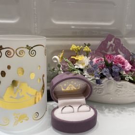 【Disney PRINCESS Rapunzel(ディズニープリンセスラプンツェル)の口コミ】 具体的なイメージはなく来店しましたが、色々な指輪を見て試着させてもら…