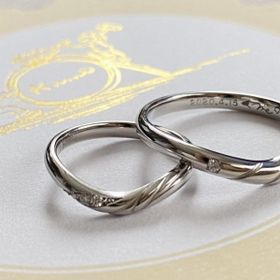 【ケイウノ ブライダル(K.UNO BRIDAL)の口コミ】 何年何十年とつける指輪だからこそ私たちらしさと付け心地が決め手となり…