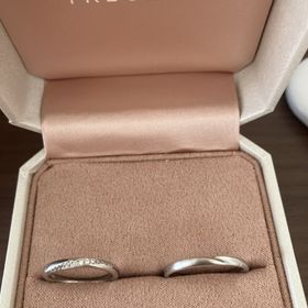 【TRECENTI(トレセンテ)の口コミ】 指輪のデザインが理想的でした。ダイヤ入りがよかったものの普段使いもし…