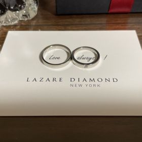 【ラザール ダイヤモンド(LAZARE DIAMOND)の口コミ】 指輪のデザイン、品質は勿論気に入っていますが、一番の決め手はスタッフ…