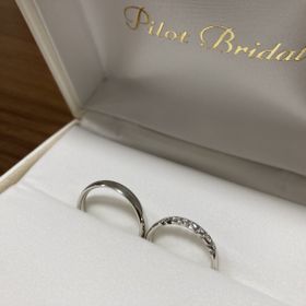 【PILOT BRIDAL(パイロットブライダル)の口コミ】 パイロットブライダルのホームページを見て、気になっていた指輪をいくつ…