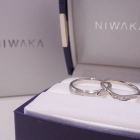 【俄(にわか)の口コミ】 婚約指輪を俄で購入したので、結婚指輪も同ブランドで選ぼうと思いました…
