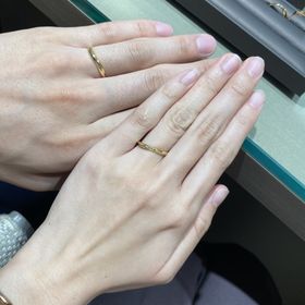 【アイプリモ(I-PRIMO)の口コミ】 ゴールドの指輪を探しており、他ブランドでは同じデザインのプラチナの物…