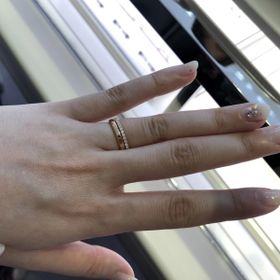 【ショーメ(CHAUMET)の口コミ】 結婚指輪と婚約指輪で重ね付けできるものを検討してエターナルドゥショー…