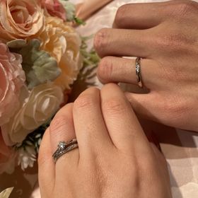 【アイプリモ(I-PRIMO)の口コミ】 まず第一に嫁の指に似合うデザインを選ばせてもらいました。何点か候補の…