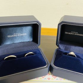【銀座ダイヤモンドシライシの口コミ】 デザインはシンプルだけど少し華やかさも欲しかったため、何度もお店に足…
