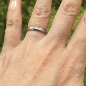 【TANZO.(鍛造指輪)の口コミ】 結婚指輪は永く使うものだから、できれば買い替えや修理なく丈夫で安心し…