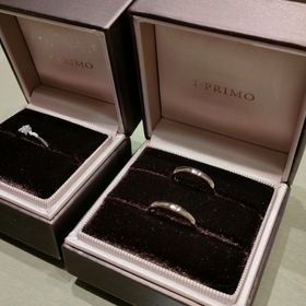 【アイプリモ(I-PRIMO)の口コミ】 婚約指輪はシンプルに。ダイヤモンドも大きくないかわりに、ロシア産の品…