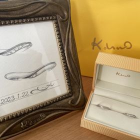 【ケイウノ ブライダル(K.UNO BRIDAL)の口コミ】 なんと言っても接客の良さが1番の決め手でした。
4.5軒指輪のお店を巡りま…