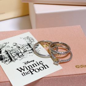 【ケイウノ ブライダル(K.UNO BRIDAL)の口コミ】 大好きなプーさんを一生身につけていたい！と思いつつキャラクターものは&…