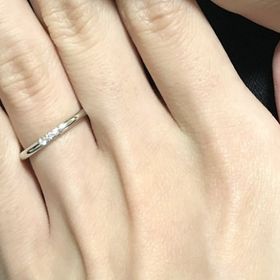 【ティファニー(Tiffany & Co.)の口コミ】 まず初めに一目惚れした指輪でした。Tiffanyと言えばこの指輪のイメージも…