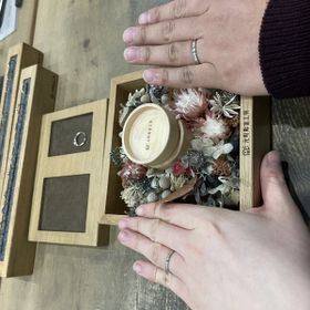 【鎌倉彫金工房の口コミ】 指輪の決め手は、知り合いからの口コミです。もともと予算の関係で店舗で…