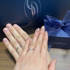 【銀座ダイヤモンドシライシの口コミ】 女性用だけでなく男性用もデザインが素敵で魅力的でした。またセットリン…