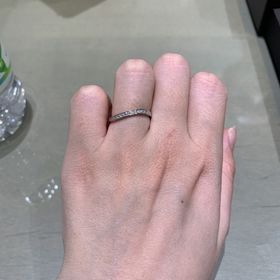 【アイプリモ(I-PRIMO)の口コミ】 ウェーブでダイヤが付いているものをリクエストし、持ってきていただいた…