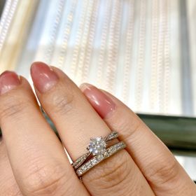 【宝寿堂(ほうじゅどう)の口コミ】 これは試着したものの、最終的には選ばなかった指輪です。
とてもゴージャ…