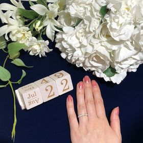 【4℃ BRIDAL(ヨンドシーブライダル)の口コミ】 ダイヤモンドの品質や、プレミアムプラチナで強度が強く耐久性があること…