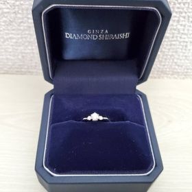 【銀座ダイヤモンドシライシの口コミ】 指が細いため、華奢なデザインを求めていました。とても女性らしくかわい…