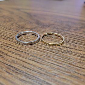 【鎌倉彫金工房の口コミ】 2人で一緒に作れること、はじめての経験を共にできることが素晴らしいと思…