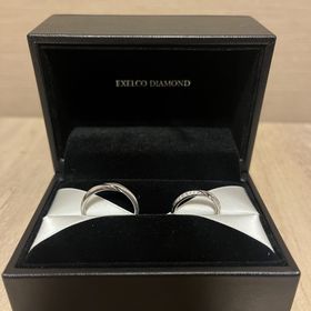 【エクセルコダイヤモンド(EXELCO DIAMOND)の口コミ】 指輪のデザインが多く、お互いの好みに合ったものを選ぶことができたから…
