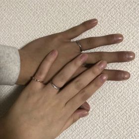 【ジュエリーツツミ(JEWELRY TSUTSUMI)の口コミ】 女性の指輪だけ、ダイアモンドがはいっています。若くして指輪を購入した…