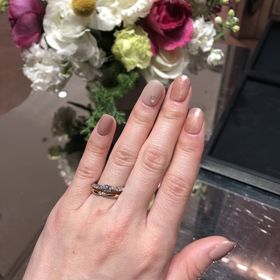 【ティファニー(Tiffany & Co.)の口コミ】 ピンクゴールドとプラチナの重ね付けが可愛いと思いました。イエローゴー…