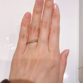 【RosettE(ロゼット)の口コミ】 私は指がとても細いので、太めのリングや、いわゆる沢山装飾がなされてい…