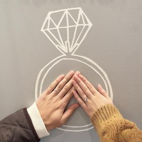 【Flowaves(フロウェーブス)の口コミ】 ストレートデザイン、女性側のダイヤモンド数が3つ、という条件で探しまし…