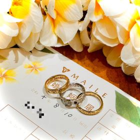 【MAILE(マイレ)の口コミ】 Hawaiian jewelryが好きで婚約指輪もHawaiian jewelryにしました。デザイ…