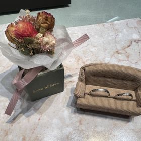 【アイプリモ(I-PRIMO)の口コミ】 指輪の好みのデザインをヒアリングしていただきました。2人の指に合う診断…