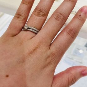 【festaria bijou SOPHIA(フェスタリア ビジュソフィア)の口コミ】 シンプルすぎない、かつキラッとした輝きが見える物がいいというざっくり…