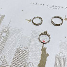 【ラザール ダイヤモンド(LAZARE DIAMOND)の口コミ】 婚約指輪が、ラザールダイヤモンドさんだったので結婚指輪もここで！と決…