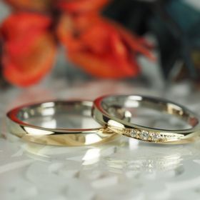 【Antille(アンティール)の口コミ】 シンプルの中にもお互いのこだわりを入れたフルオーダーの結婚指輪にしま…