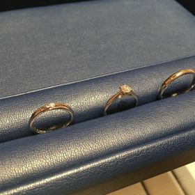【銀座ダイヤモンドシライシの口コミ】 シンプルなものがよかったので、思い通りの指輪に出会えました！指にはめ…