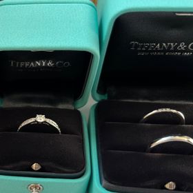 【ティファニー(Tiffany & Co.)の口コミ】 婚約指輪はティファニー。その前にもティファニーのネックレスを渡してい…