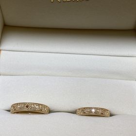 【ケイウノ ブライダル(K.UNO BRIDAL)の口コミ】 ある程度前もって、ネットで目星は付けてましたが既製品の指輪のデザイン…