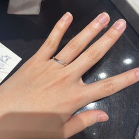 【ケイウノ ブライダル(K.UNO BRIDAL)の口コミ】 デザイナーさんが刻印の素敵なデザインを考えてくださり、目の前でイメー…