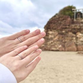 【出雲結(いずもゆい)の口コミ】 2人の思い出の地である島根で購入したいと思い、探す中で出雲結さんの指輪…