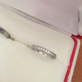 【Something Blue(サムシングブルー)の口コミ】 結婚が決まってから先に私だけで見ておいて、後日改めて主人と2人で買いに…