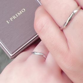 【アイプリモ(I-PRIMO)の口コミ】 婚約指輪を購入しない代わりに１つで二役になるタイプと指が太くて短いの…