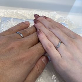 【俄(にわか)の口コミ】 結婚指輪を決める際にブランドのこだわりがなかったので、ネットでさまざ…