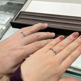【アイプリモ(I-PRIMO)の口コミ】 結婚指輪らしいシンプルなデザインと着け心地の良さが魅力的で決めました…