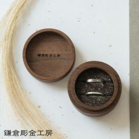 【ふたりでつくる結婚指輪】メンズPt900&レディースPt900(クリア仕上げ)