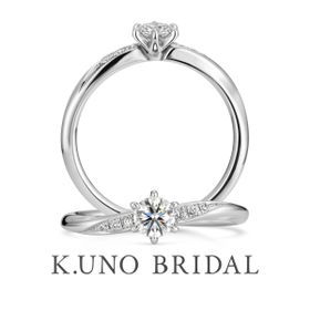 【ケイウノ ブライダル(K.UNO BRIDAL)】NEW 【パーチェ・コルテ】人気デザインの石座の高さを抑えた婚約指輪