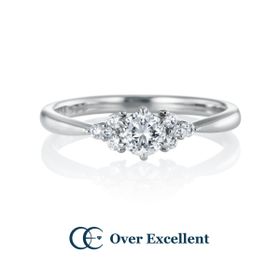 【Viola　ビオラ　～私を思って～】　小さく可憐ながらも凛とした美しさを持つビオラの花。その愛らしさを表現したエレガントなリングです。