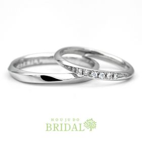 【宝寿堂】細身のツイステッドラインリング《HM2767ll/HD2767l》