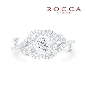 【ROCCA】エレガントなバラのデザイン！華やかなエンゲージリング TDR03081